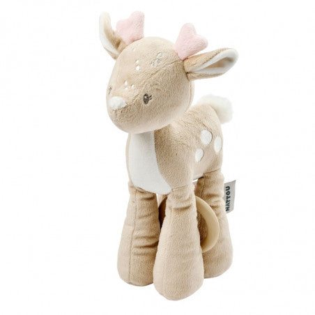 Peluche musicale cervo di velluto NATTOU Fanfan - Scandi Kids Concept Store