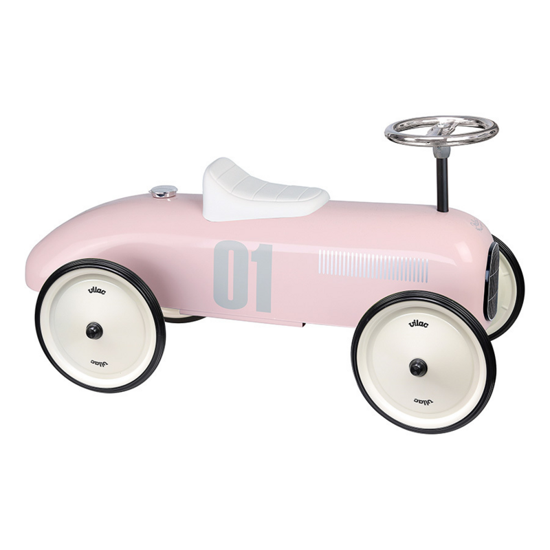 Vilac- Light pink vintage car