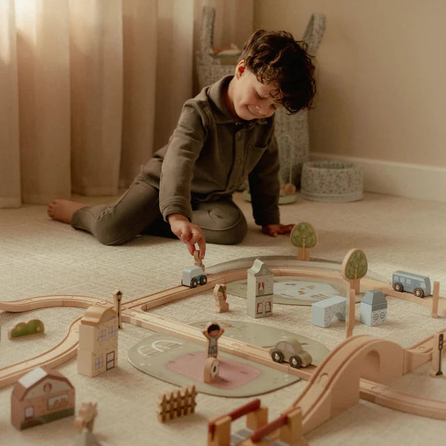 Pista del treno in legno – XL – Essentials