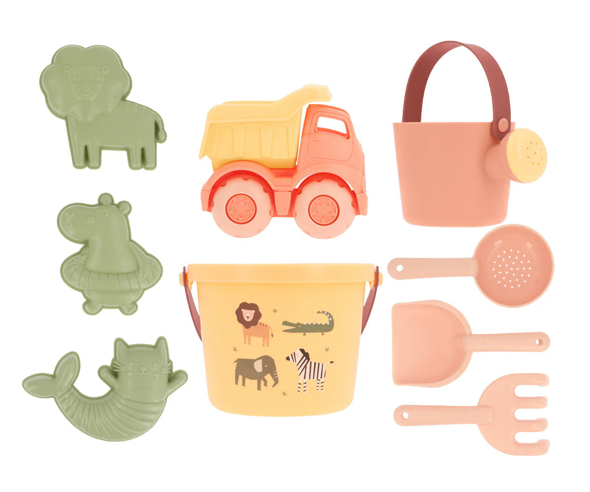 Set Spiaggia Monneka Wild Animals + Camioncino  Monnëka