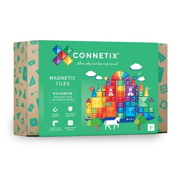 Connetix -  Connetix Rainbow Creative Pack - 102 pezzi