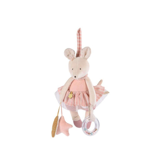 Topo rosa da appendere attività - Moulin Roty