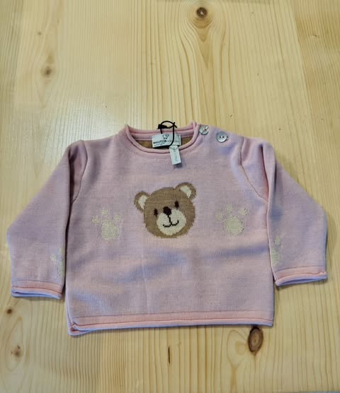 Maglia neonati teddy in pura lana merinos - Maglificio di Verona