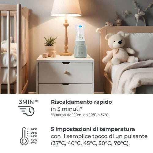 Scaldabiberon portatile universale Mix70 con funzione Scalda e Mescola - 1164 - Scandi Kids Concept Store