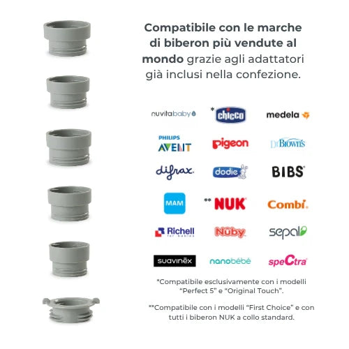 Scaldabiberon portatile universale Mix70 con funzione Scalda e Mescola - 1164 - Scandi Kids Concept Store