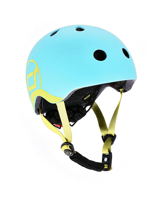 Helmet casco azzurro blueberry  tg XXS-S- 45-51 cm