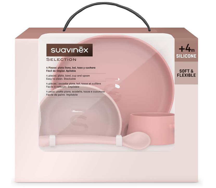 Fape - SUAVINEX 401543 SET SVEZZAMENTO SILICONE ROSA