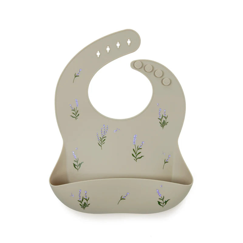 Bavaglino in silicone Soina - Lavanda Argilla