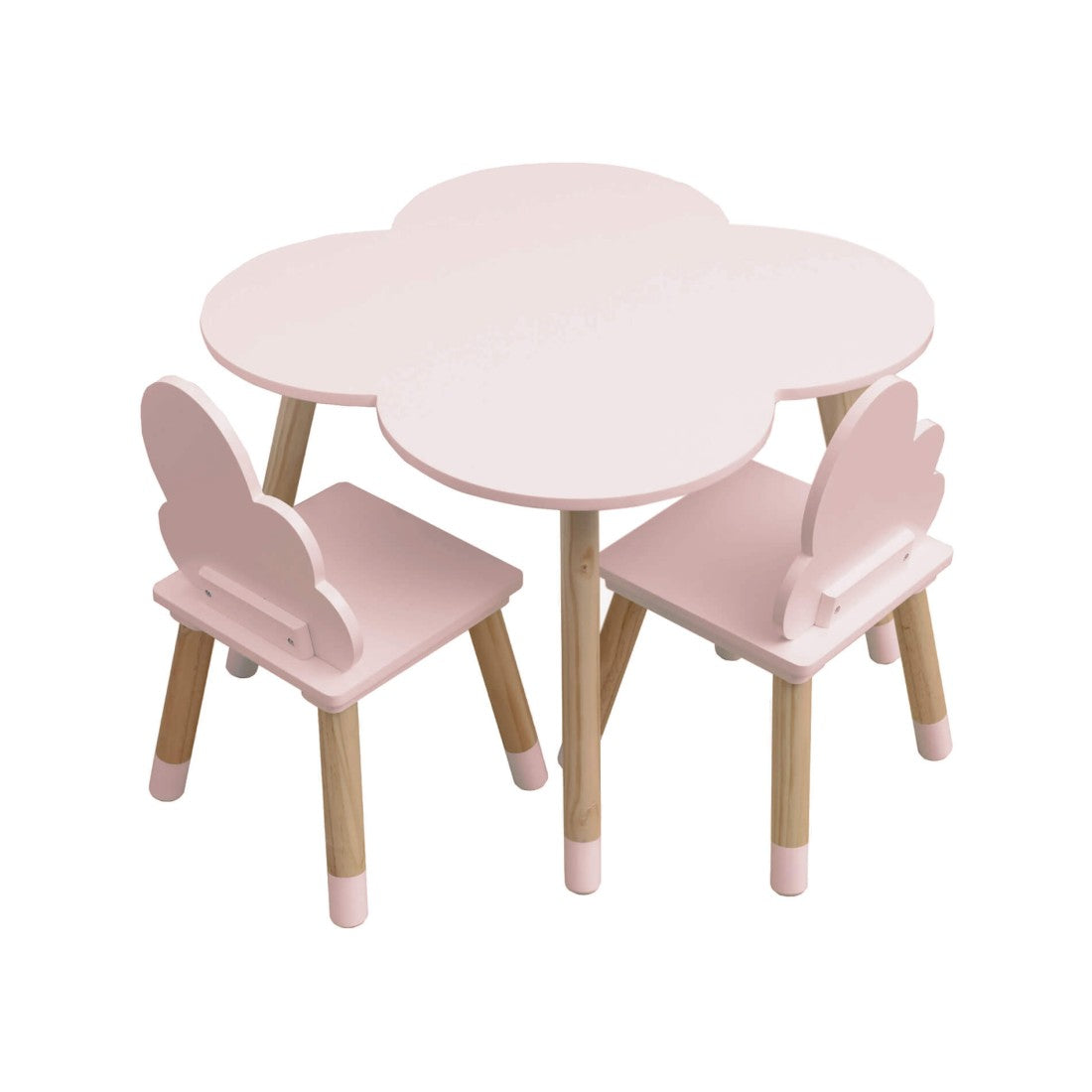 Set tavolo e sedie nuvola rosa