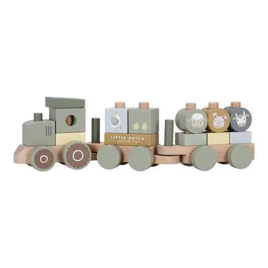 Trenino nascita (personalizzabile) little dutch- Little Farm