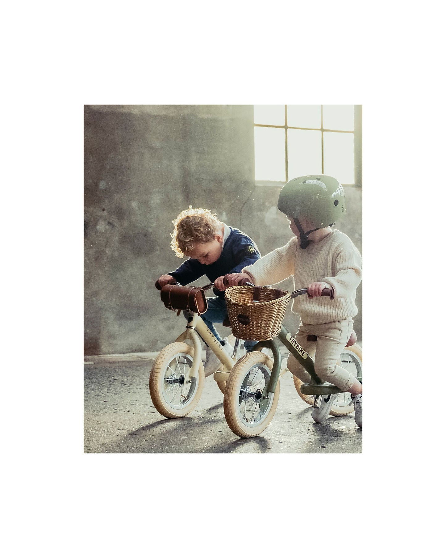 Bici Senza Pedali Vintage - Crema Opaco - dai 15 mesi!
