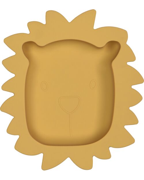 Tryco - Piatto Leo il Leone - Miele/Oro - Silicone