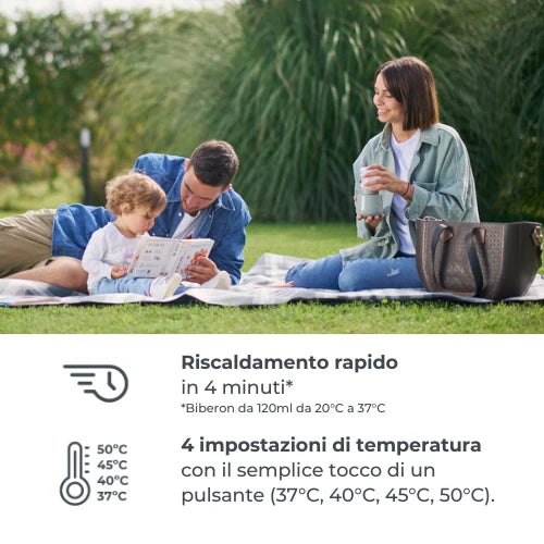 Scaldabiberon portatile universale Warm'n'Go - 1162