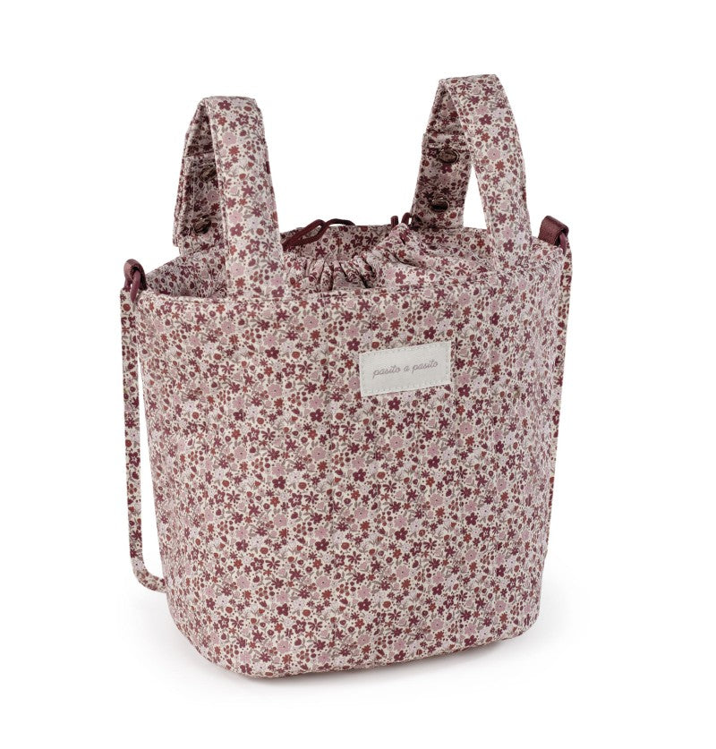 Pasito a Pasito Bucket Bag CHERRY FLOWERS