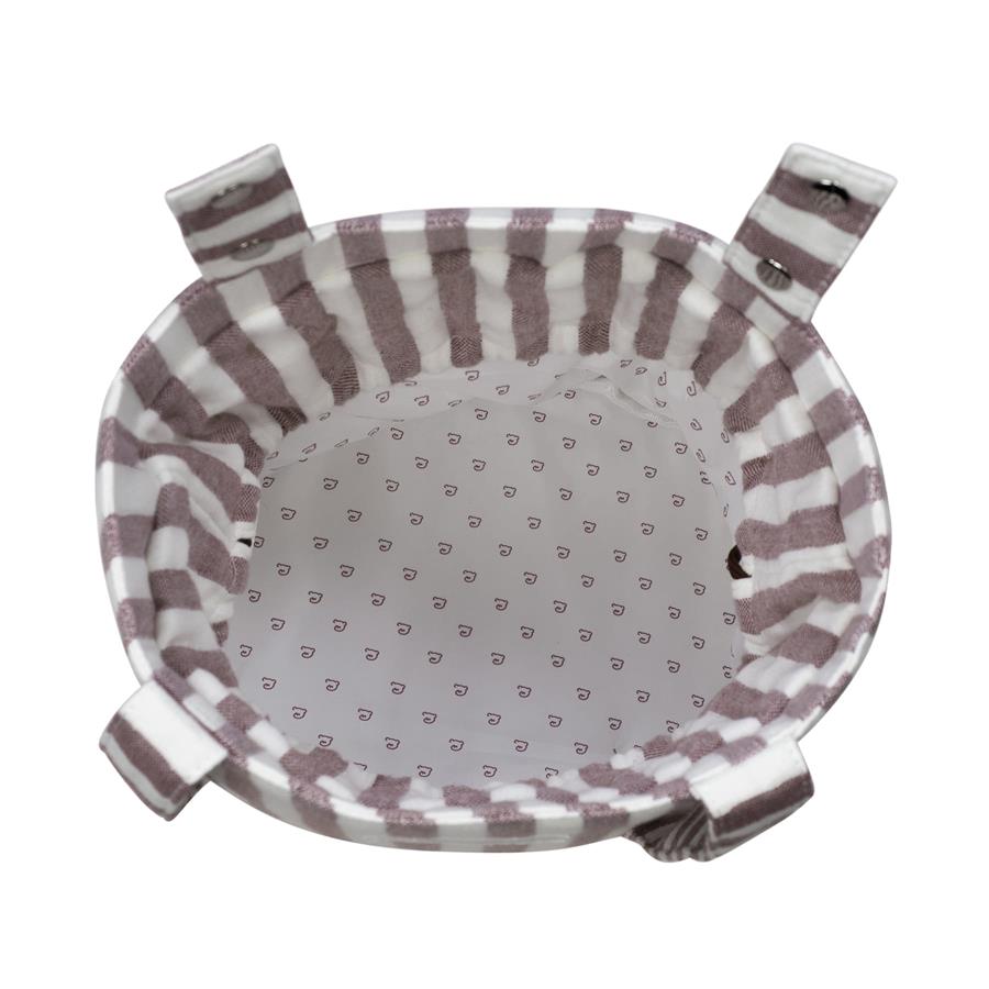 Borsa Bucket Cherry Strisce